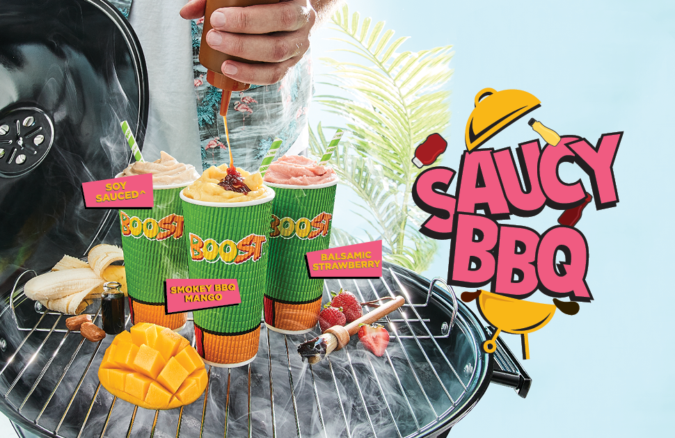 Boost Juice's Saucy BBQ Range
