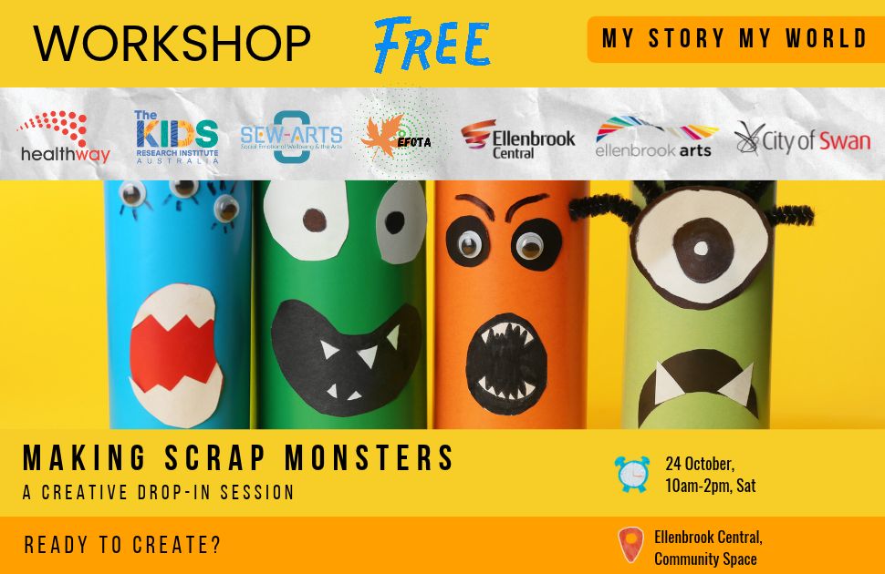 Making Scrap Monsters hosted by Ellenbrook Arts