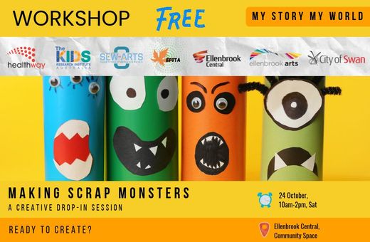 Making Scrap Monsters hosted by Ellenbrook Arts