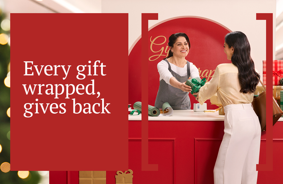 Gift wrapping in-centre