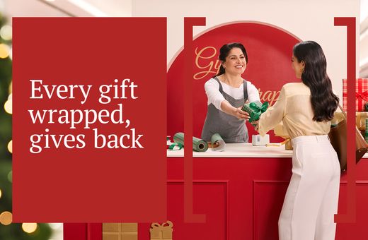 Gift wrapping in-centre