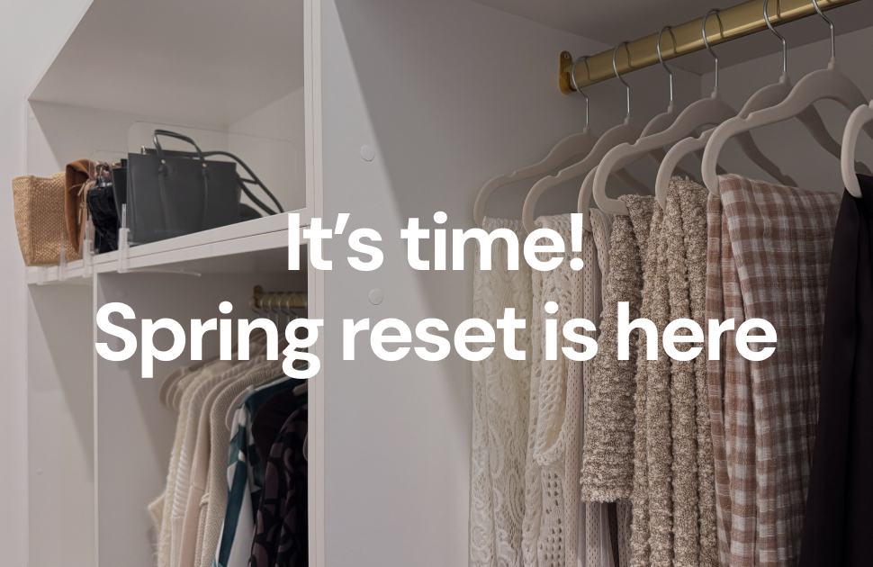 Tips for a Spring Wardrobe Reset