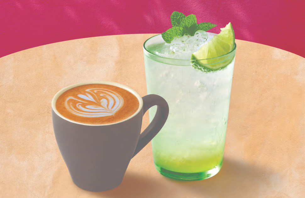Jamaica Blue Purchase Any Mexican Menu Item & Add Medium Coffee or Lime & Mint Soda For Only $4