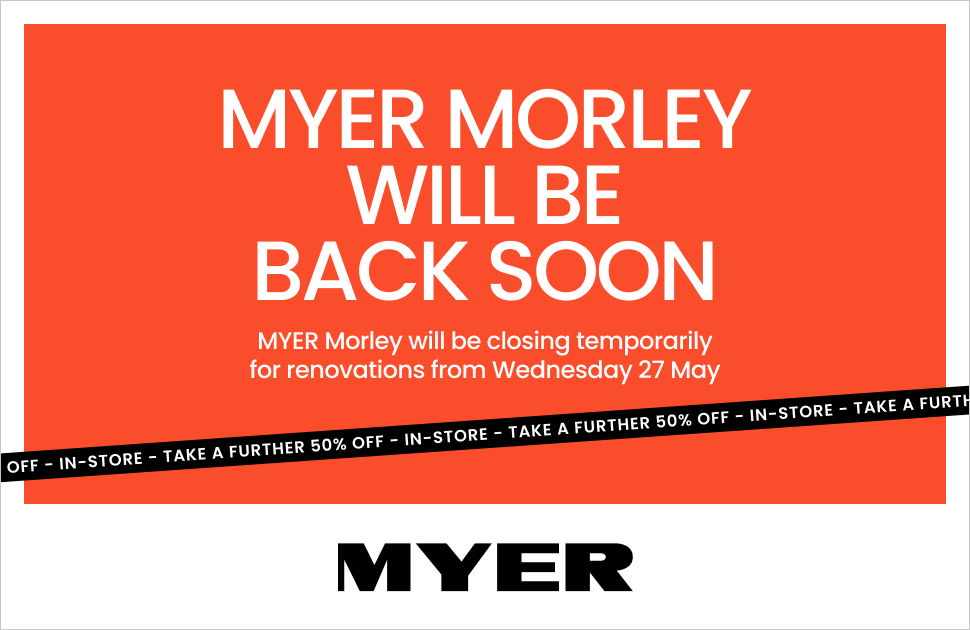 Myer | Further 50% off selected clearance