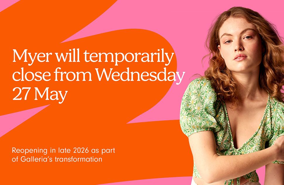Myer to temporarily close for refurbishment from 27 May 2026 