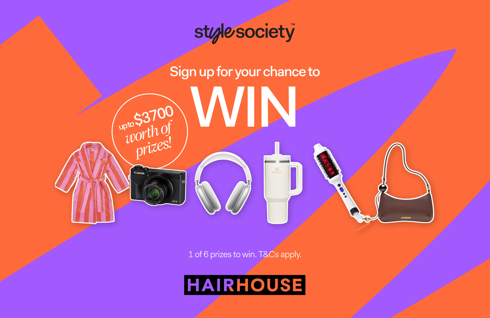 Hairhouse Win 1 of 6 Prizes! June 2024 Hairhouse (PopUp Open near
