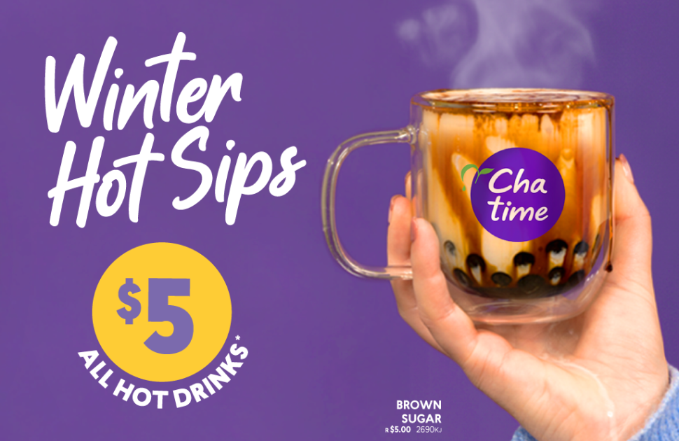 Chatime $5 Hot Sips