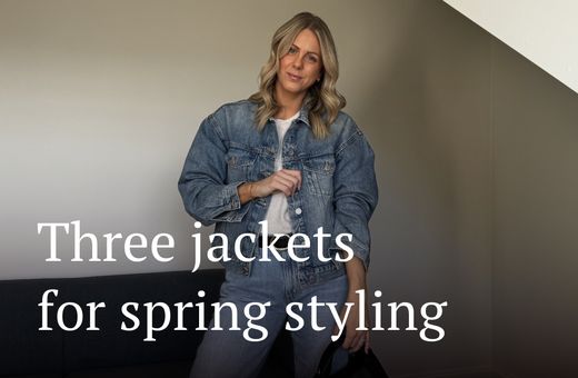 Styling three must-have jackets for spring