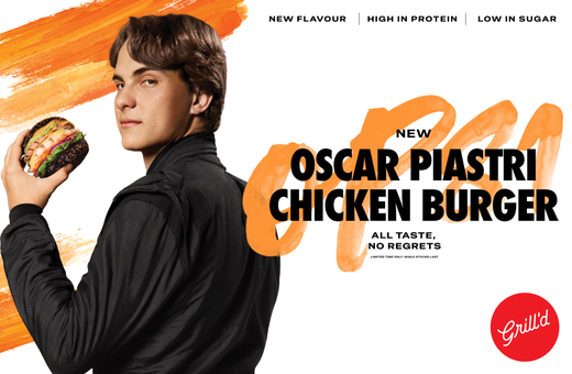 The NEW Oscar Piastri Chicken Burger is her