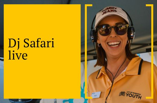  DJ Safari live in the Alfresco Dining Precinct