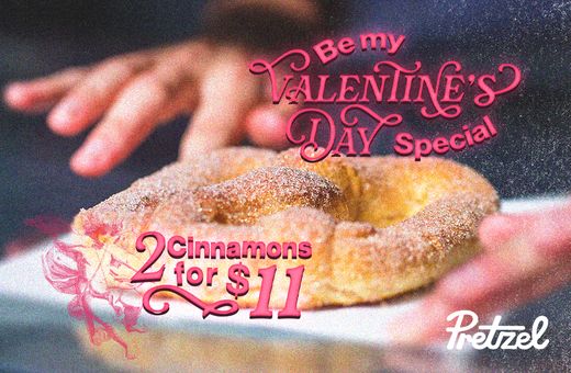 Pretzel Valentines Day Offer