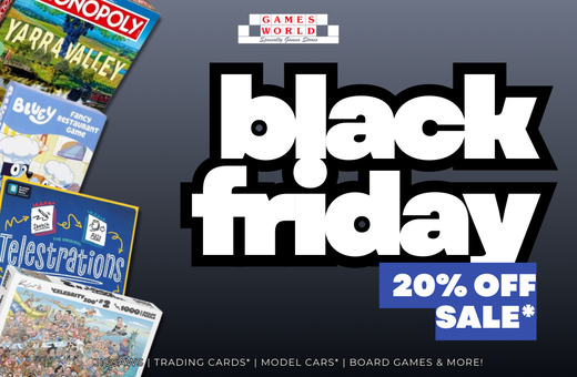 Games World 20% Off In-Store & Online*