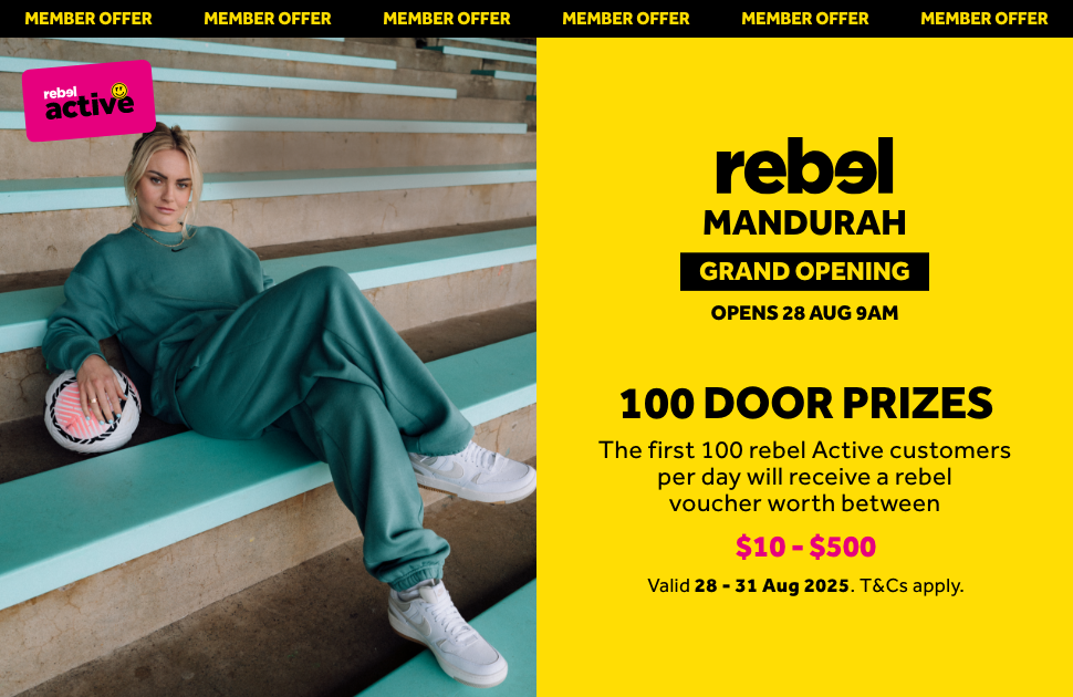 Rebel Mandurah Grand Opening