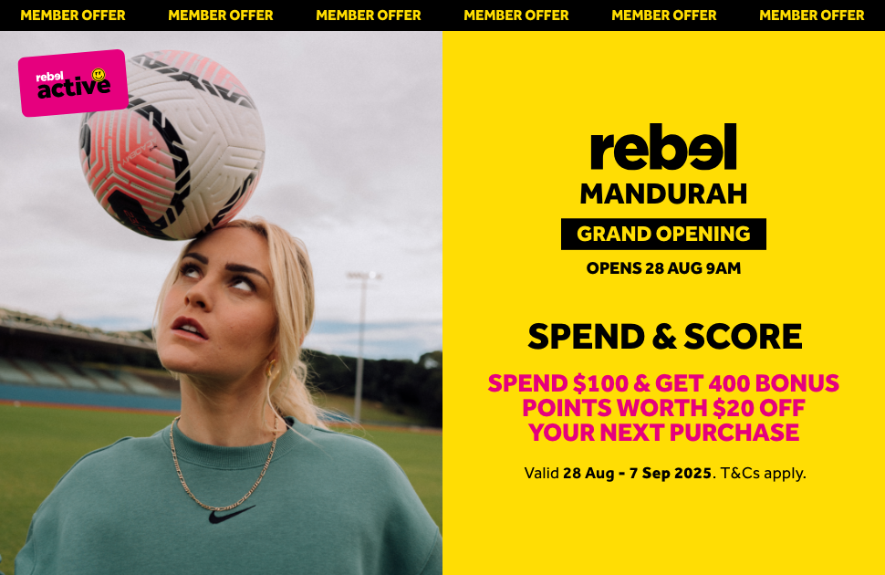 Rebel Mandurah Grand Opening