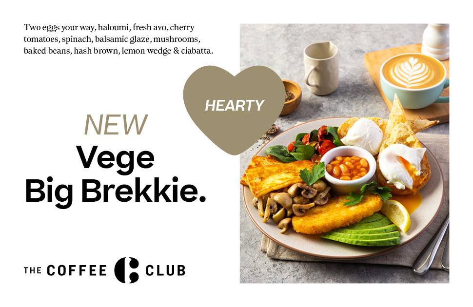 Go Green with The Coffee Club's NEW Menu