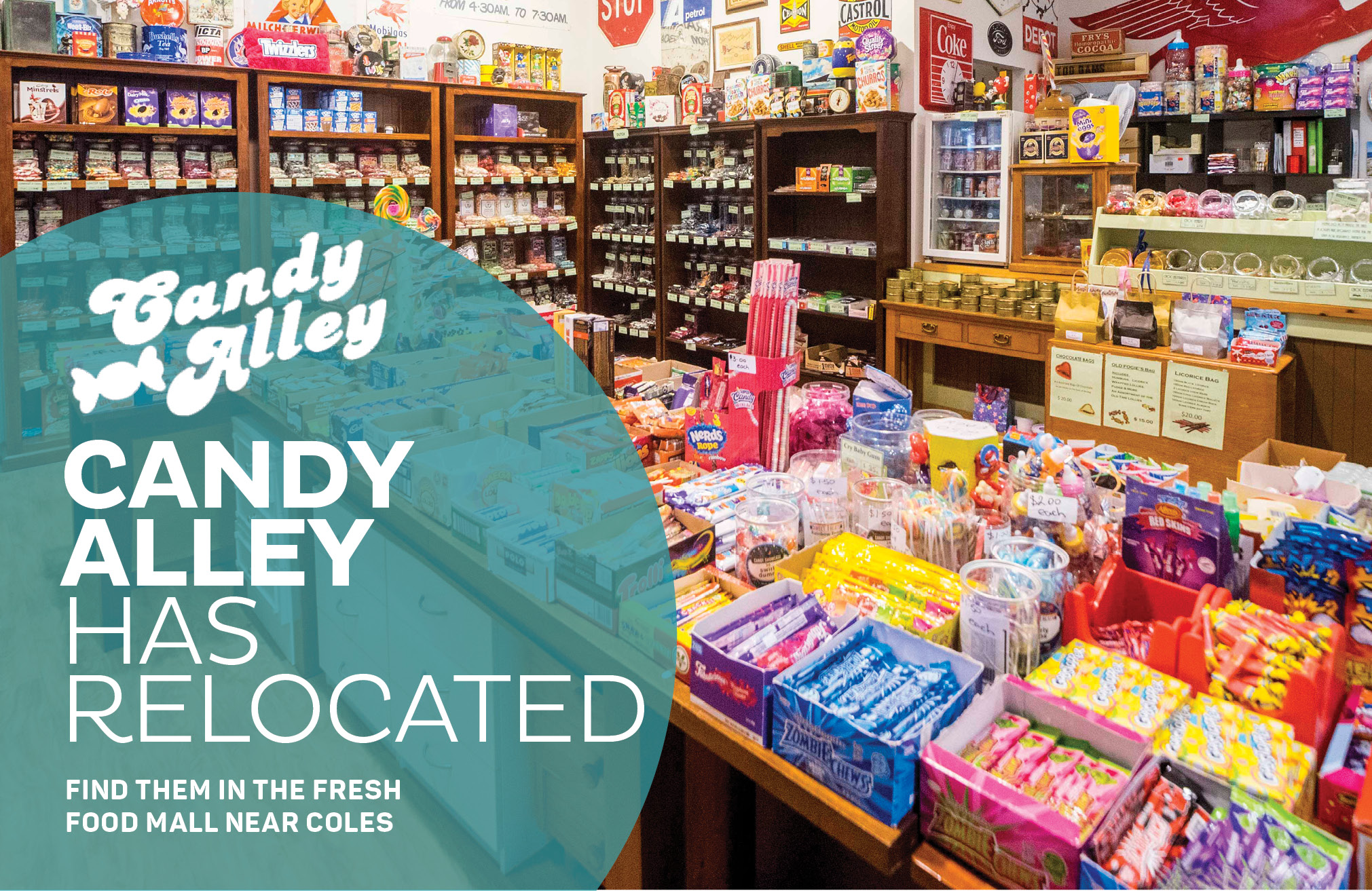 Candy Alley Has Relocated Rockingham Centre