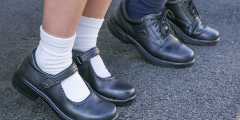 School shoes fittings at The Athlete's Foot