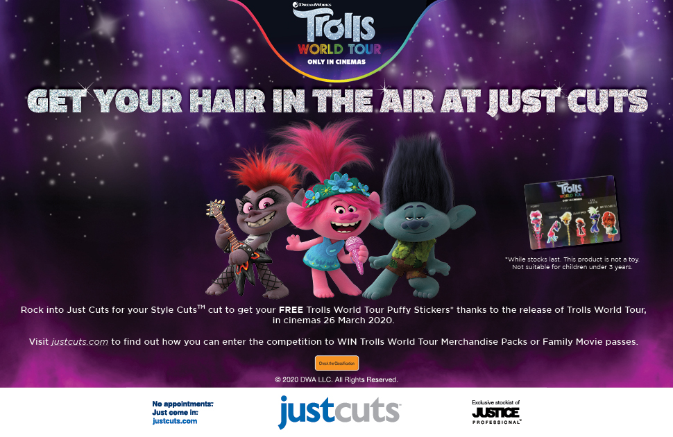 Get Your Hair in the Air with Just Cuts