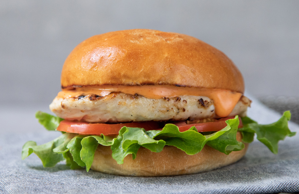 Bucking Bull's NEW Grilled Chicken Burger
