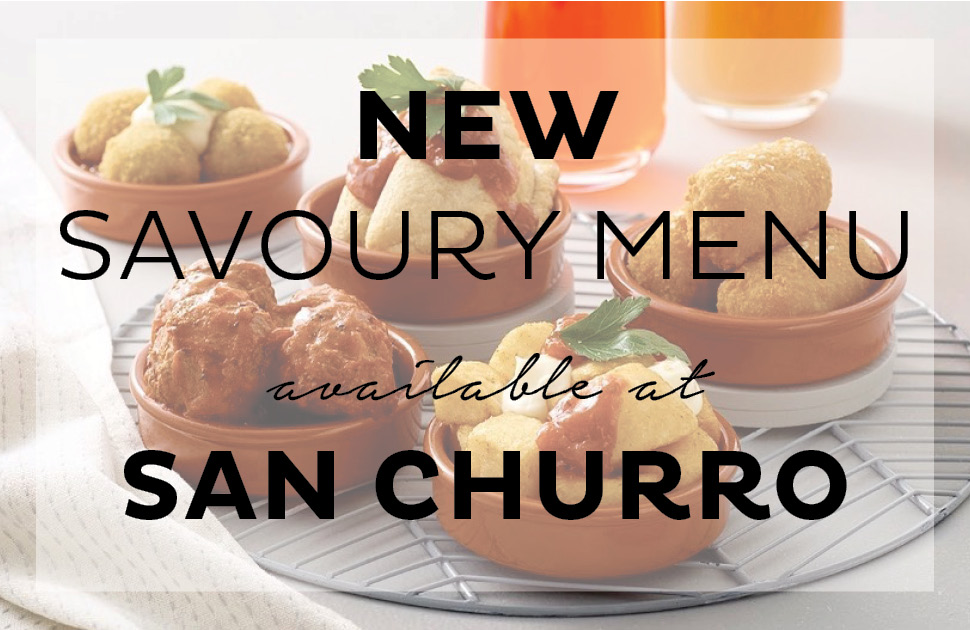 Savoury Menu at San Churro