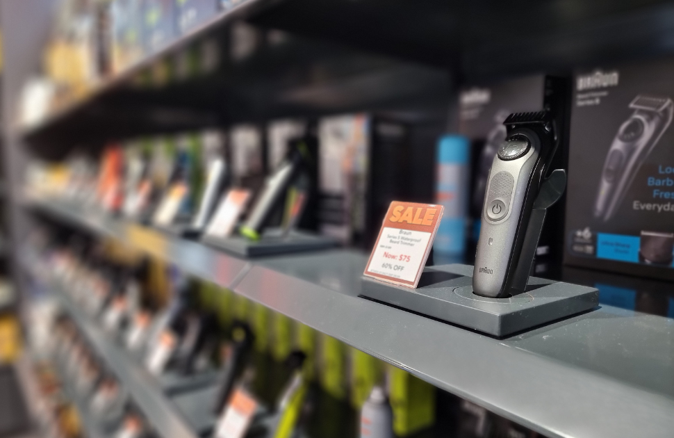 Daddy of all sales at Shaver Shop