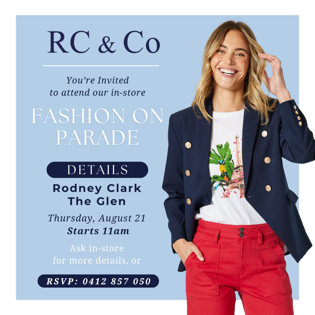 You're Invited To A Fashion Parade At Rodney Clark