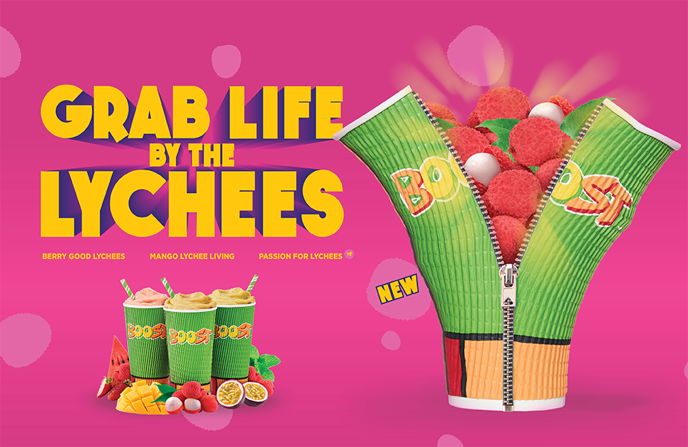 Boost Juice's NEW Lychee Range