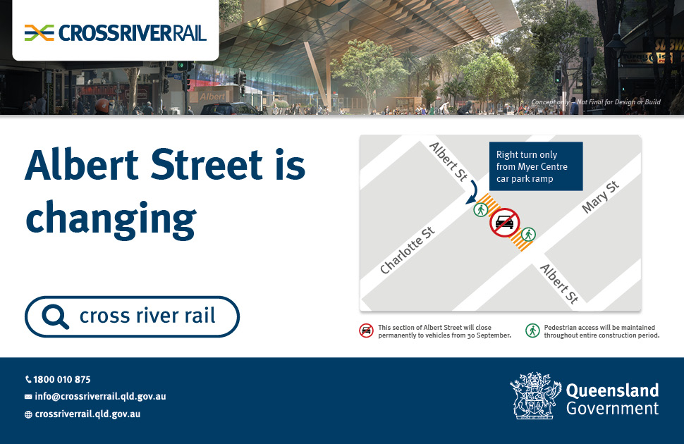Albert Street has changed