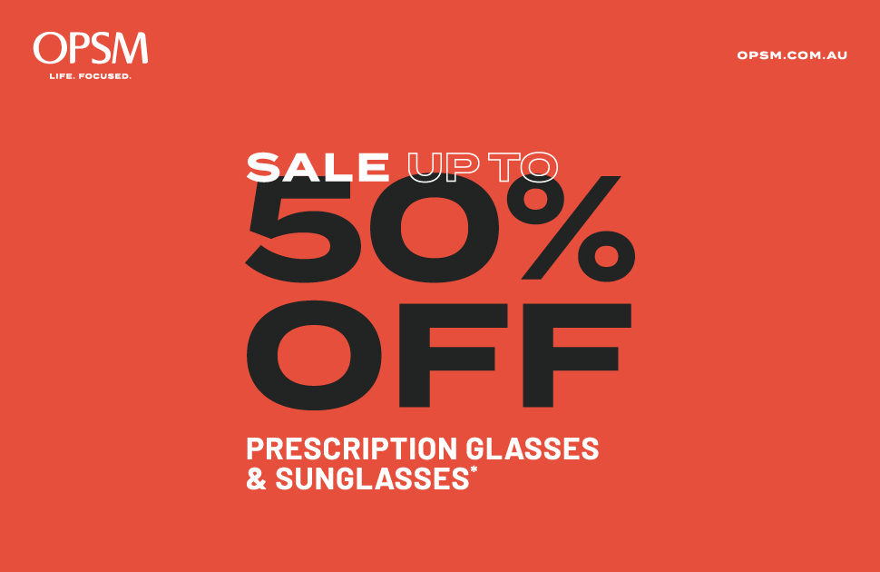 OPSM's Prescription Glasses & Sunglasses Sale