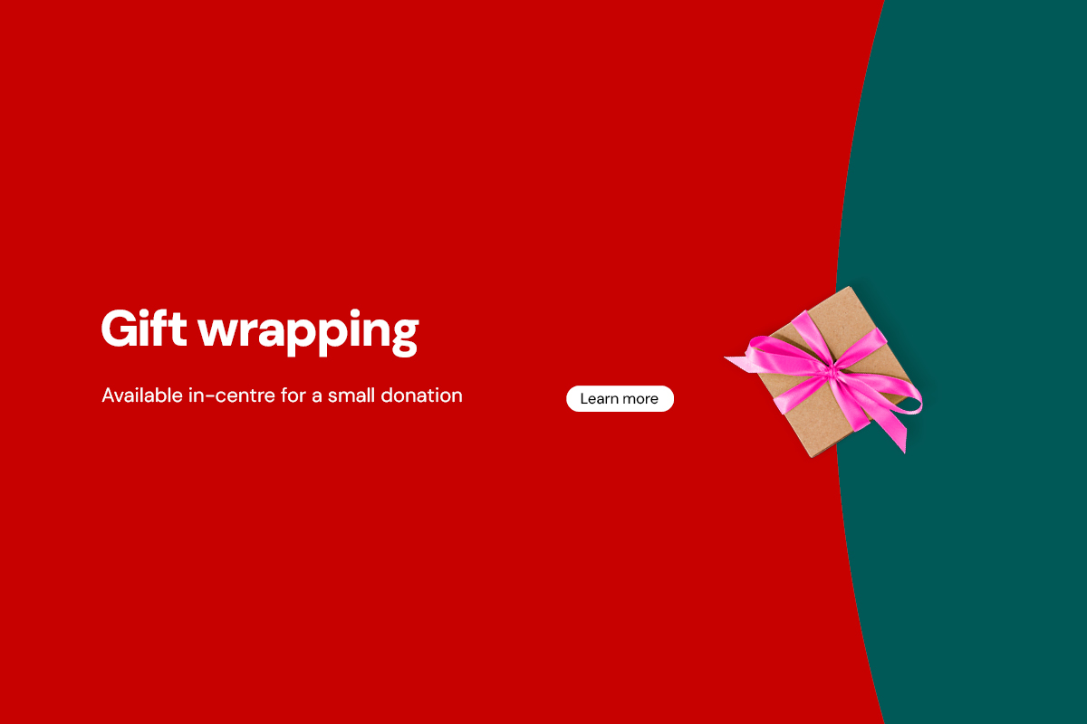 Gift wrapping in-centre