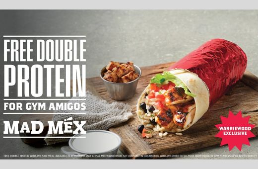DOUBLE the protein. 