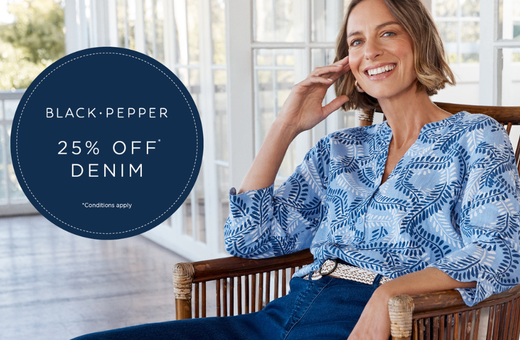Black Pepper 25% off Denim 