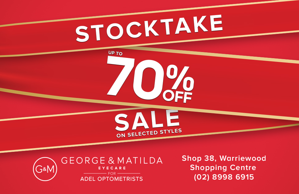 George & Matilda Stocktake Sale 
