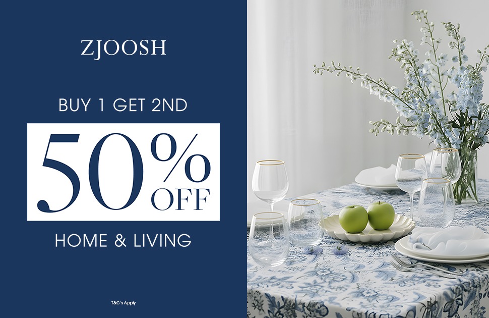 Buy 1 Get 2nd 50% OFF Home & Living