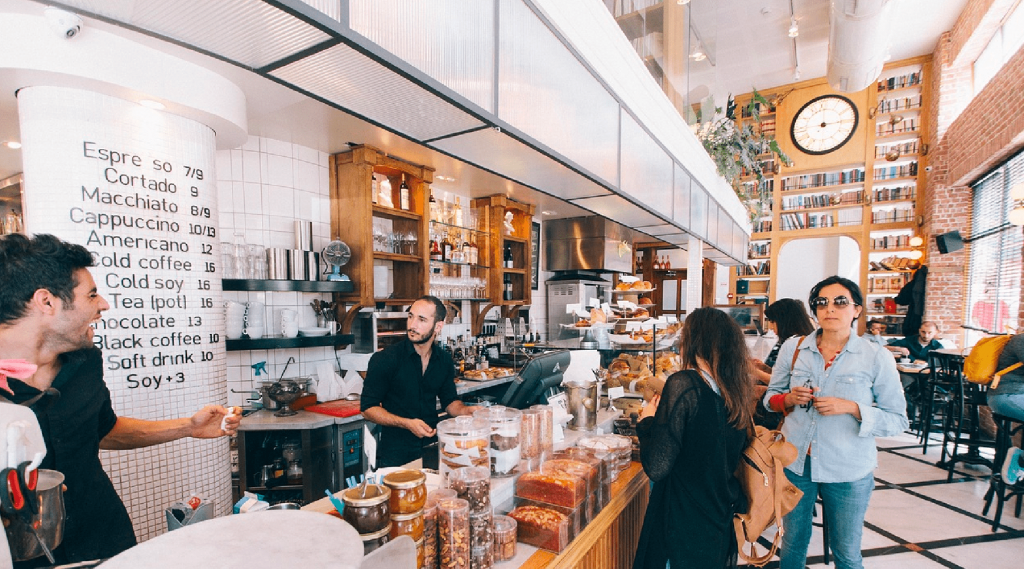 Full-time and part-time retail staff working on the sales floor