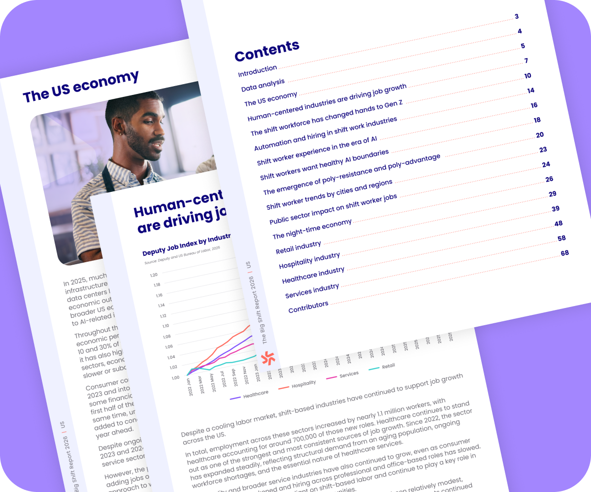 report preview, changing frontline work patterns US, changing shift work trends