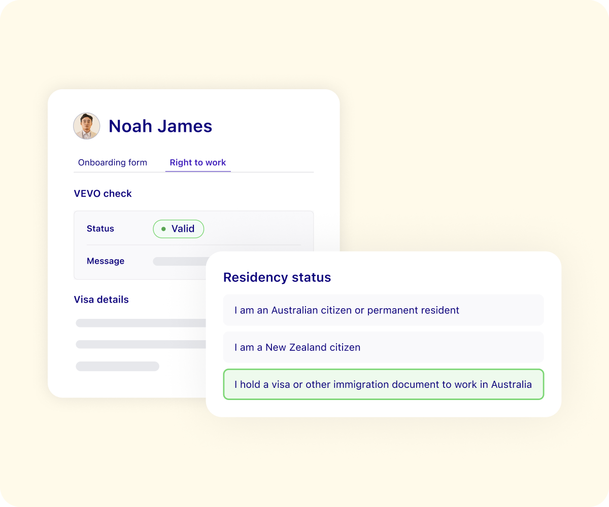 VEVO and credentials check with Deputy