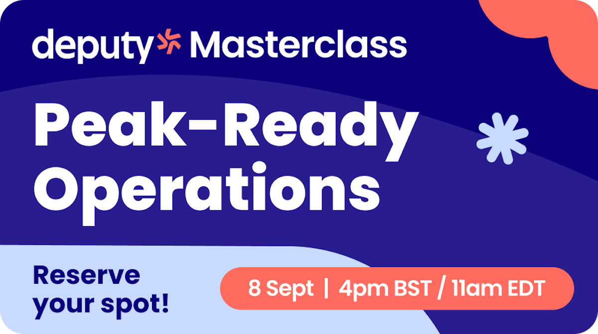 Masterclass for peak-ready operations