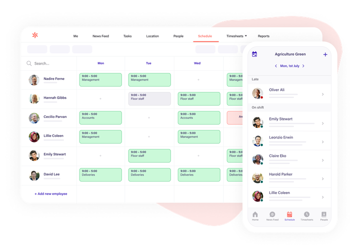 Scheduling software for agriculture