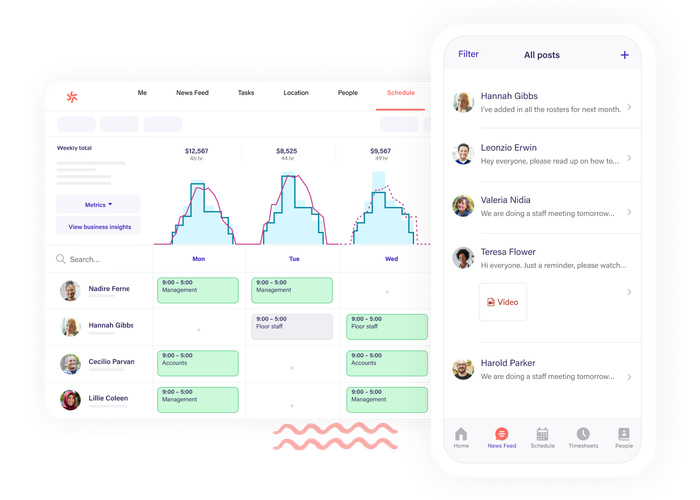Scheduling software - services team