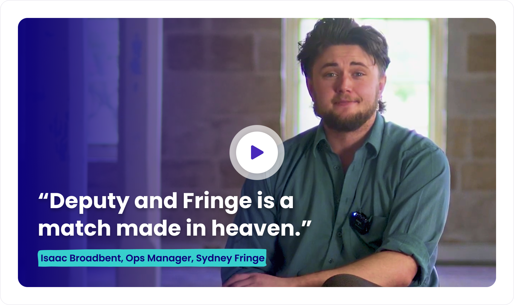 Sydney Fringe Video Testimonial