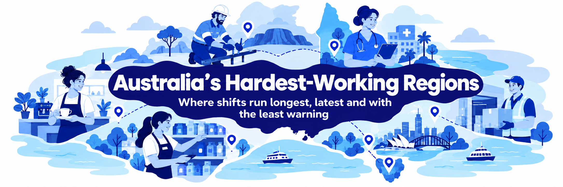 Australia's hardest working regions