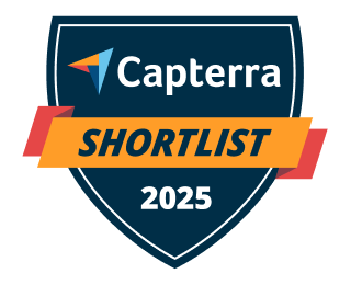Capterra Shortlist Award 2025