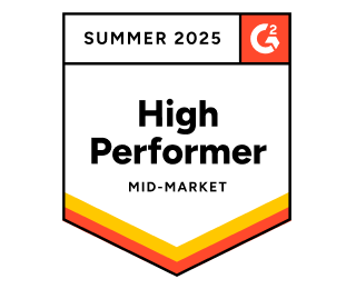 G2 Summer 2025 Workforce Management - High performer - Mid market
