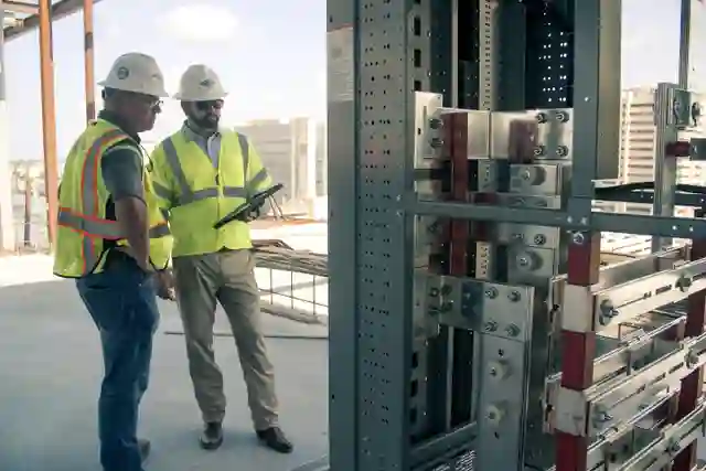 Construction worker installing solar panels on a roof.