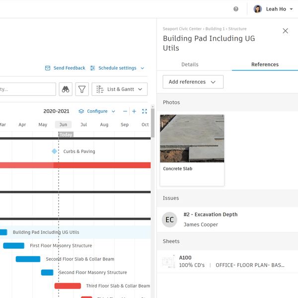 Suivi des DI de construction sur un iPad dans l’outil de suivi de la gestion des DI de construction.