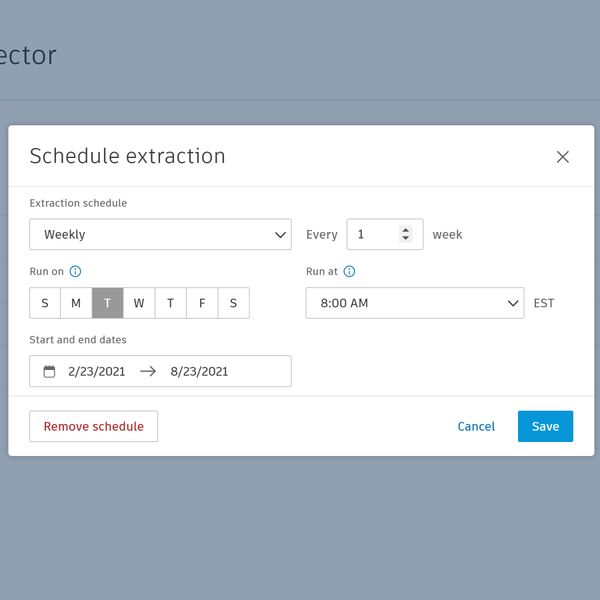 Data Connector pour la construction