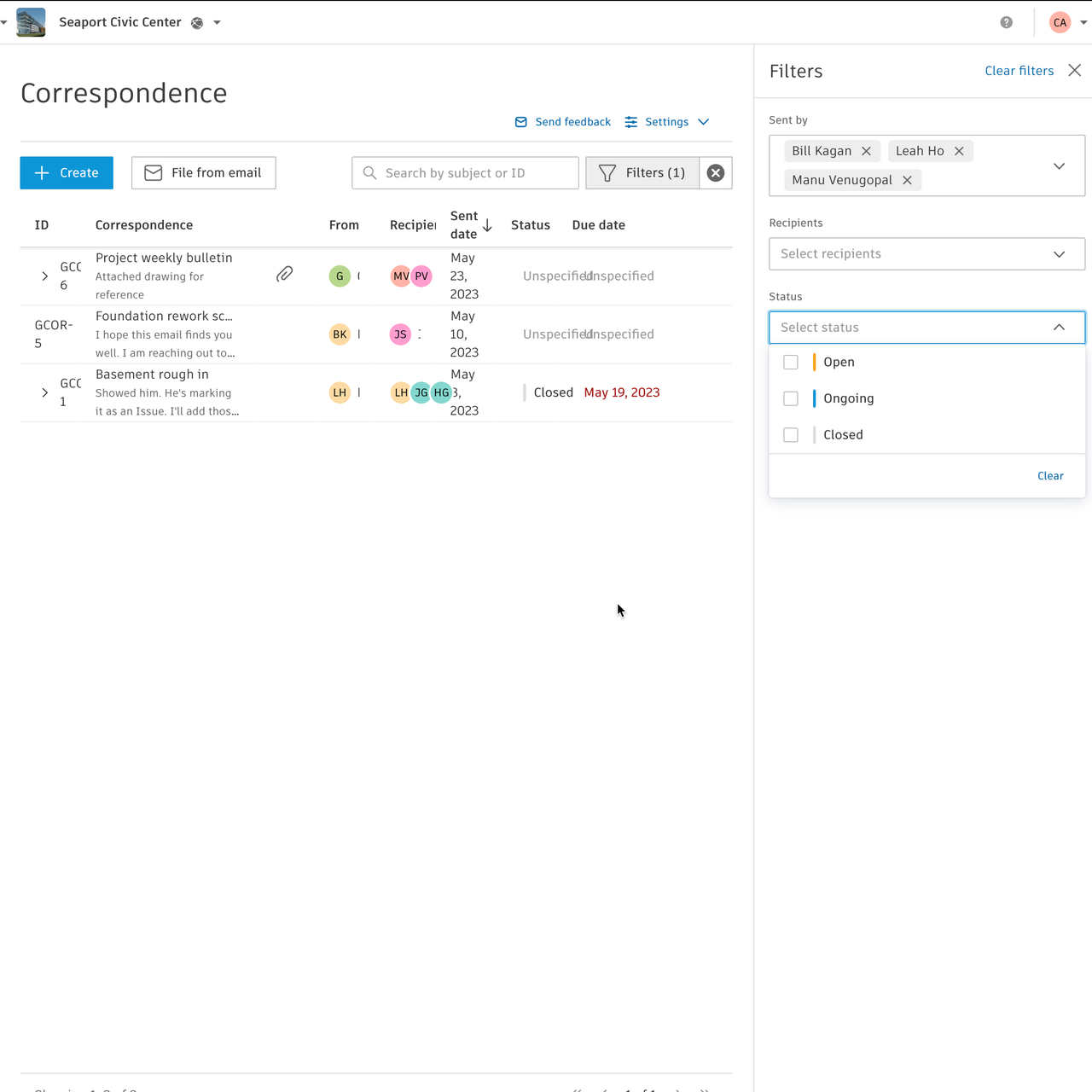 OAC meeting software in Construction Meetings Record Software.