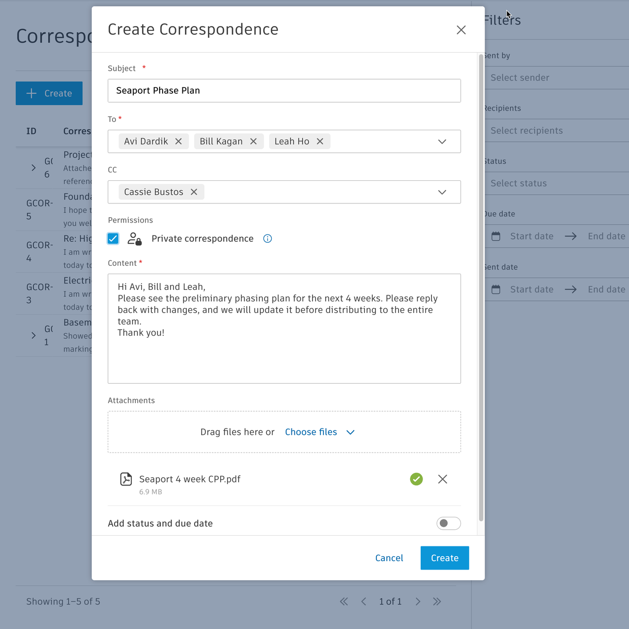 Construction Meetings Record Software.