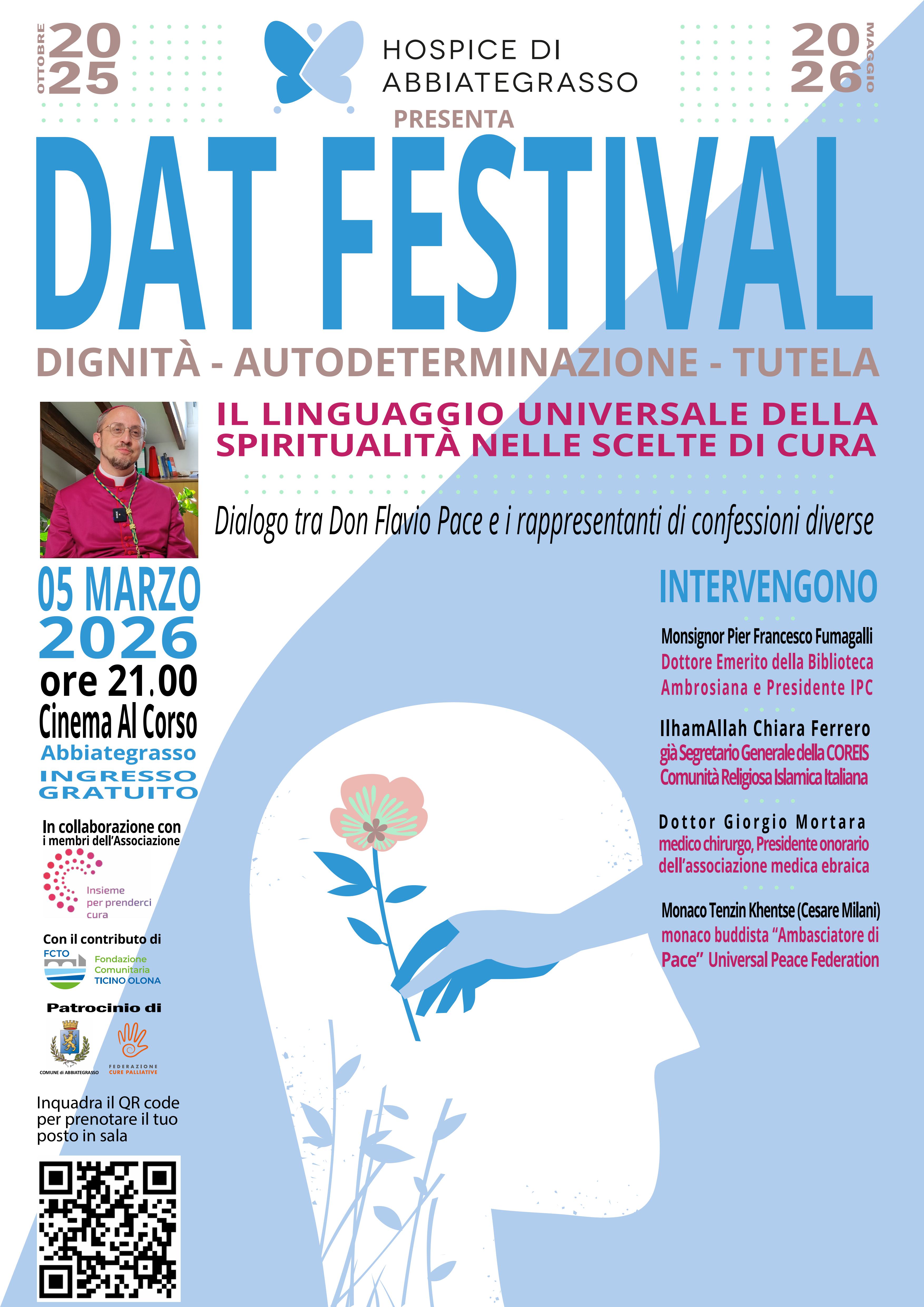 DAT FESTIVAL - Il linguaggio universale della spiritualità nelle scelte di cura